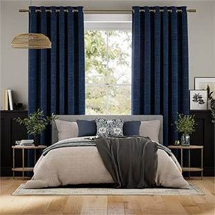 Lino Eternity Blu Navy Tendaggi anteprima immagine