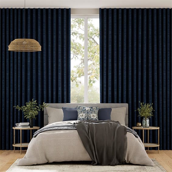 Tendaggi Lino Eternity Blu Navy