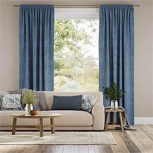 Lino Eternity Blu Oceano Tendaggi anteprima immagine