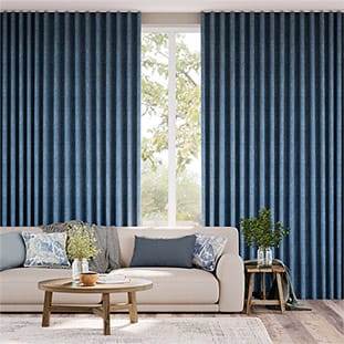 Lino Eternity Blu Oceano Tendaggi anteprima immagine