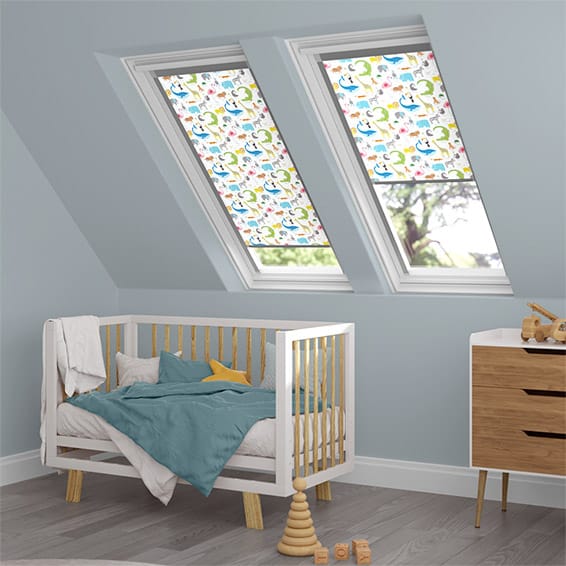 Tenda Oscurante Originale VELUX FK06 – Beige Chiaro Con Guide Grigie, Isolante Termico - 3