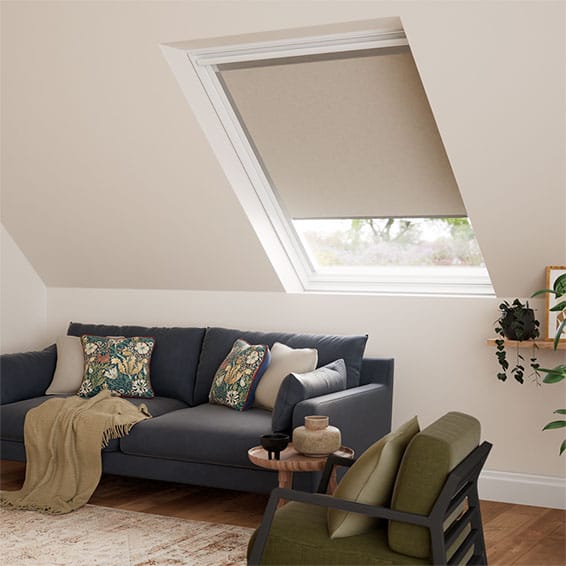 Tenda oscurante Duo, VELUX Originale per M04, M34 Grigio con guida grigia