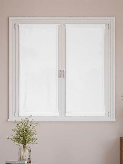 Felicity Puro Bianco Cafe Curtain anteprima immagine