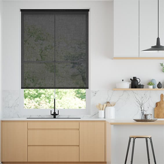 Roller Blind Firenze Voile Grigio Carbone 
