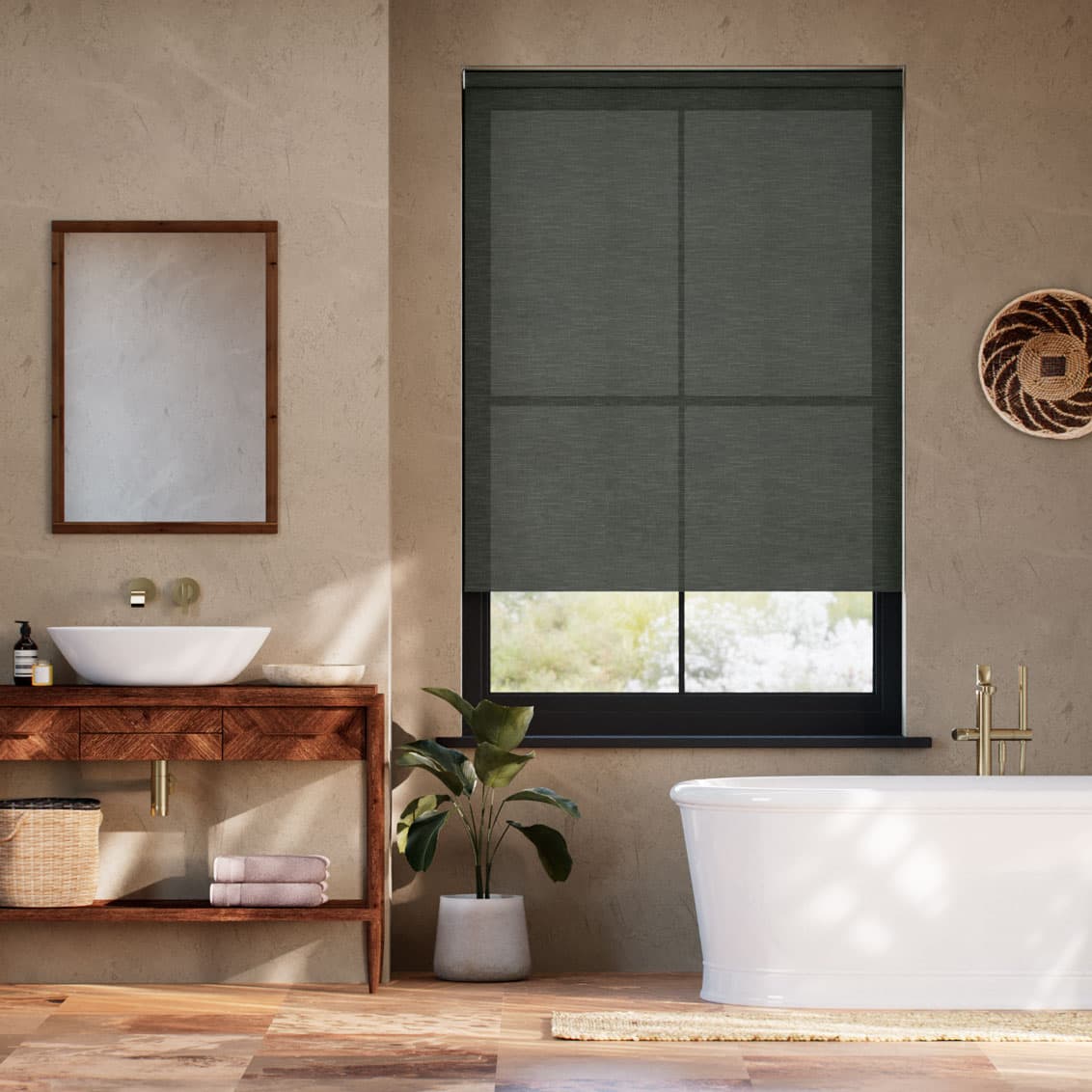 Tenda a Rullo  Lande Grafite 