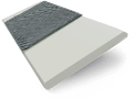 PVC Cincillà e Antracite Veneziane in legno  Immagine campione