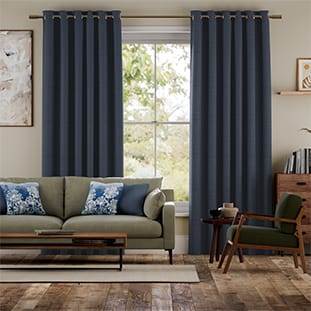 Harrow Blu Marino Tende a bastone anteprima immagine
