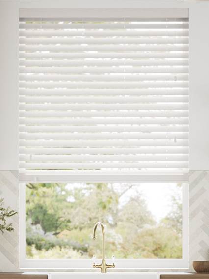 PVC Bianco Luna Veneziane in legno  anteprima immagine