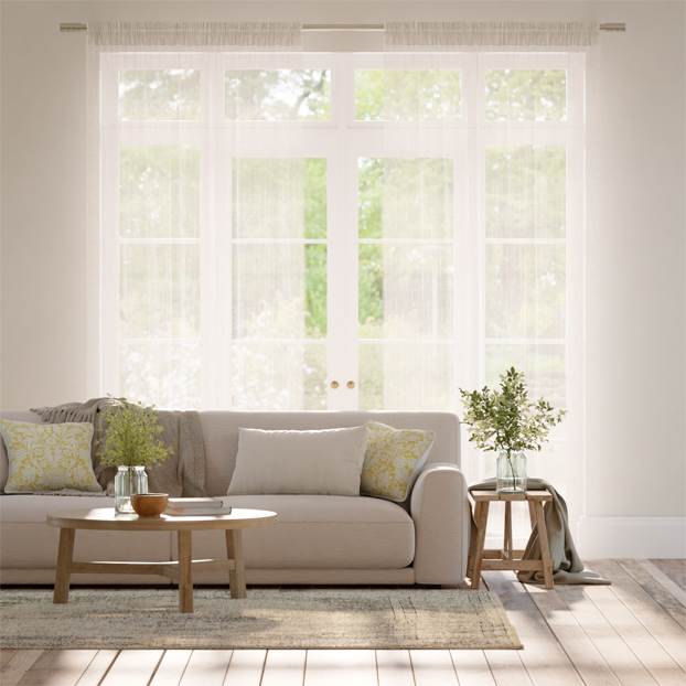 Leone Ricamo Crema Tendaggi anteprima immagine