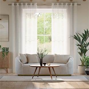 Voile Lumina Bianco Tende a bastone anteprima immagine
