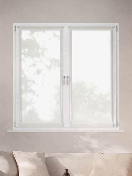 Voile Lumina Bianco Cafe Curtain anteprima immagine