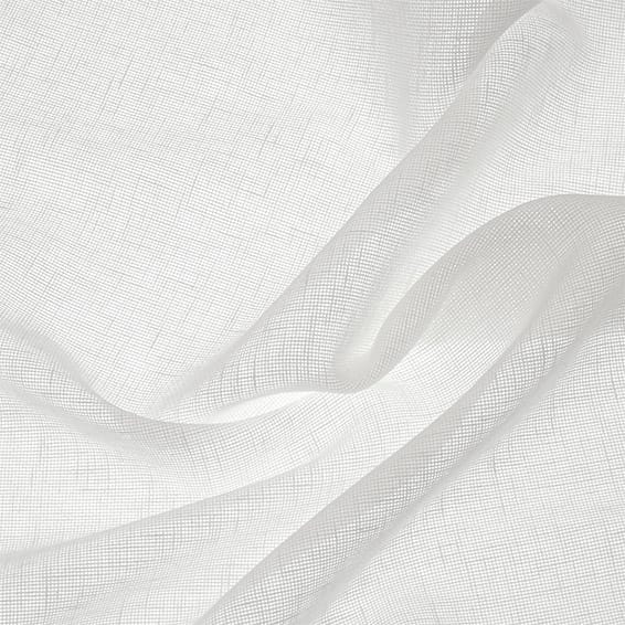 Haus Und Deko Tenda In Voile Bianco Emotion Con Occhielli Trasparenti - 140x145 Cm, Leggera E Ariosa, Pronta All'Uso