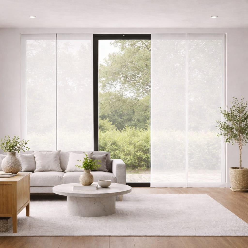 Tenda A Pannello  Voile Maison Bianco Neve