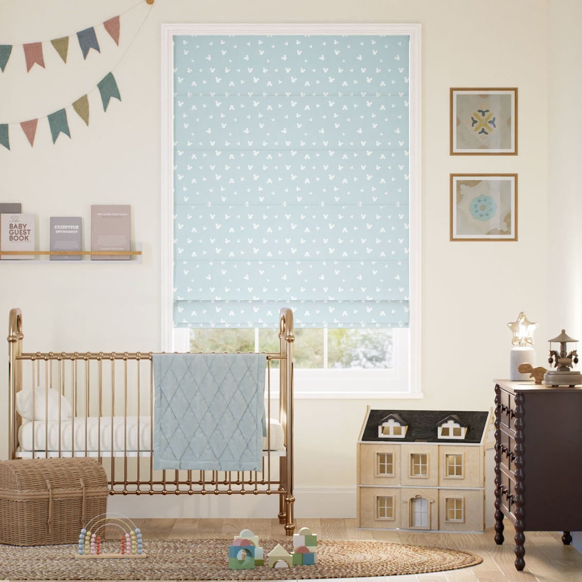 Tenda A Pacchetto Topolino Icons Azzurro Cielo