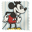 Topolino Oscurante Blu Gessetto Tende a rullo Immagine campione