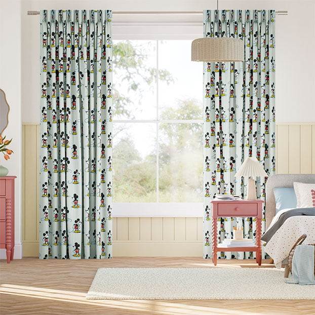 Topolino Blu Gessetto Tendaggi anteprima immagine