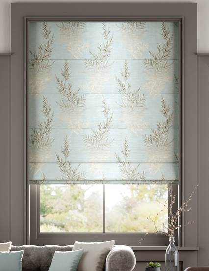 Pampas Blu Pastello Motorizzata SmartView Tende a pacchetto anteprima immagine