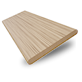 Bamboo Naturale Legno Veneziane in legno  Immagine campione