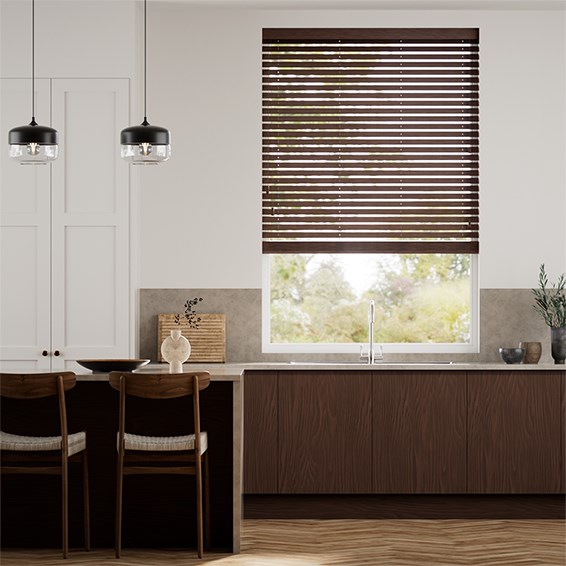 Veneziana In Legno Bamboo Naturale Terra