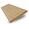 Bamboo Naturale Juta Veneziane in legno  Immagine campione