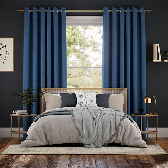 Tendaggi Lino Rivage Blu Denim