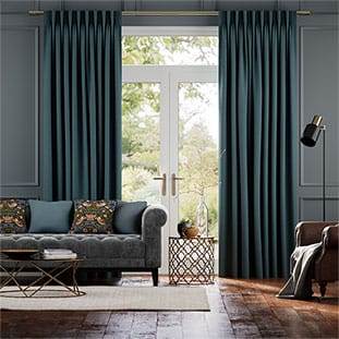 Lino Rivage Blu Golfo Tendaggi anteprima immagine