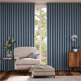 Lino Rivage Blu Persico Tendaggi anteprima immagine