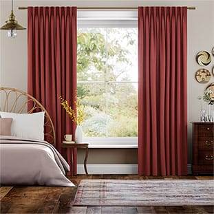 Lino Rivage Rosa Rouge Tendaggi anteprima immagine