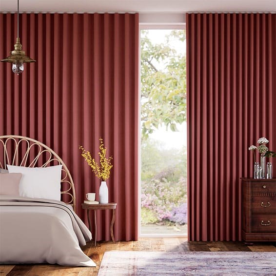 Tendaggi Lino Rivage Rosa Rouge