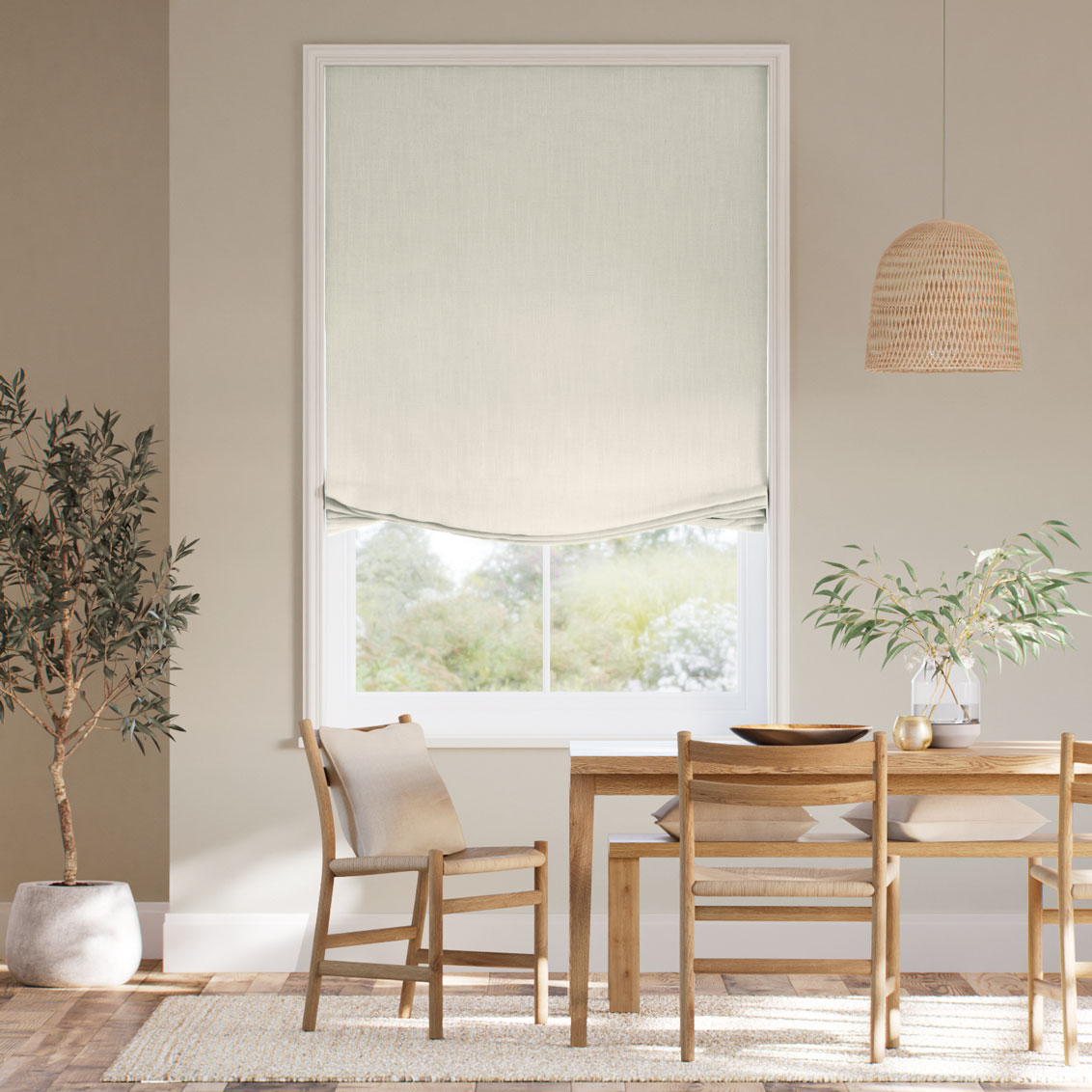 Tenda A Pacchetto  Lino Rivage Vintage Crema Morbida