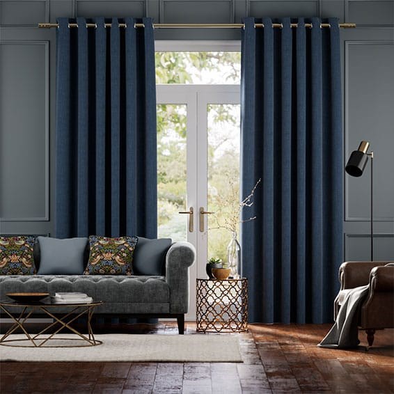 Tendaggi Lino Rivage Vintage Indaco