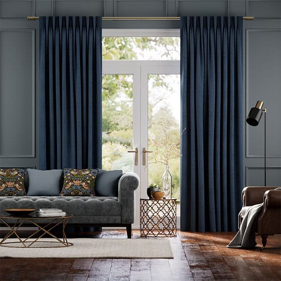 Tendaggi Lino Rivage Vintage Indaco
