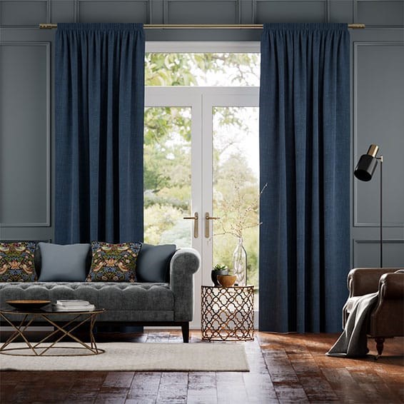 Tendaggi Lino Rivage Vintage Indaco