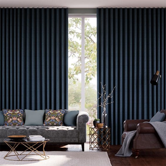 Tendaggi Lino Rivage Vintage Indaco