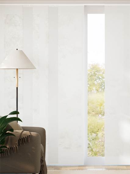 Voile Shade Bianco Artico Tende a pannello anteprima immagine