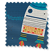 Gira Facile Robbie Robot Blu Tende a rullo Immagine campione
