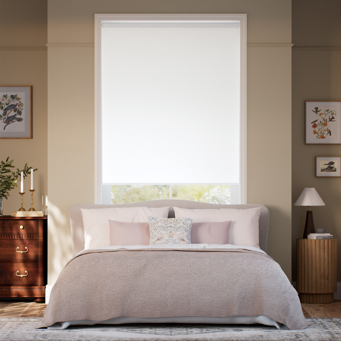 Tenda A Rullo Selene Oscurante Panna