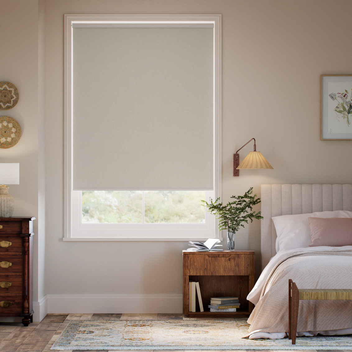 Tenda A Rullo Selene Oscurante Ciottolo