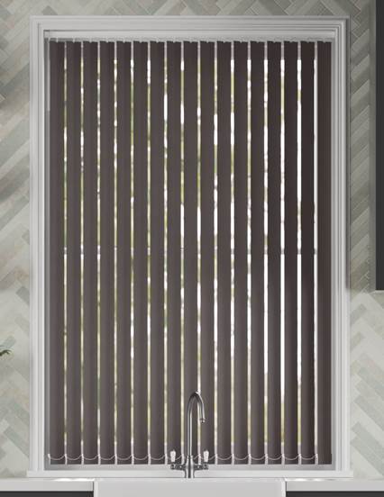 Siviglia Oscurante Grigio Tempesta Vertical Blind anteprima immagine