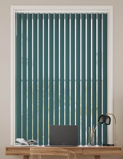 Siviglia Oscurante Verde Petrolio Vertical Blind anteprima immagine