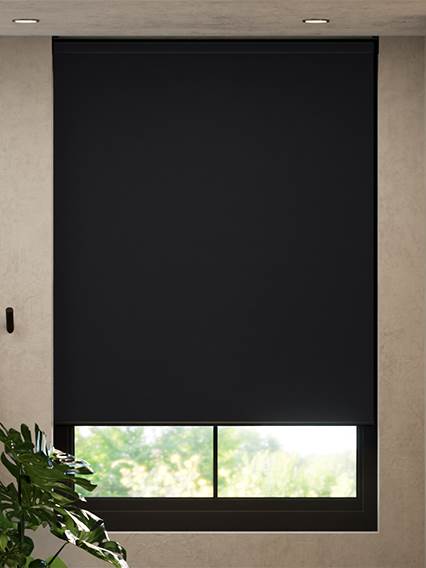 Siviglia Premium Oscurante Nero Tende a rullo anteprima immagine