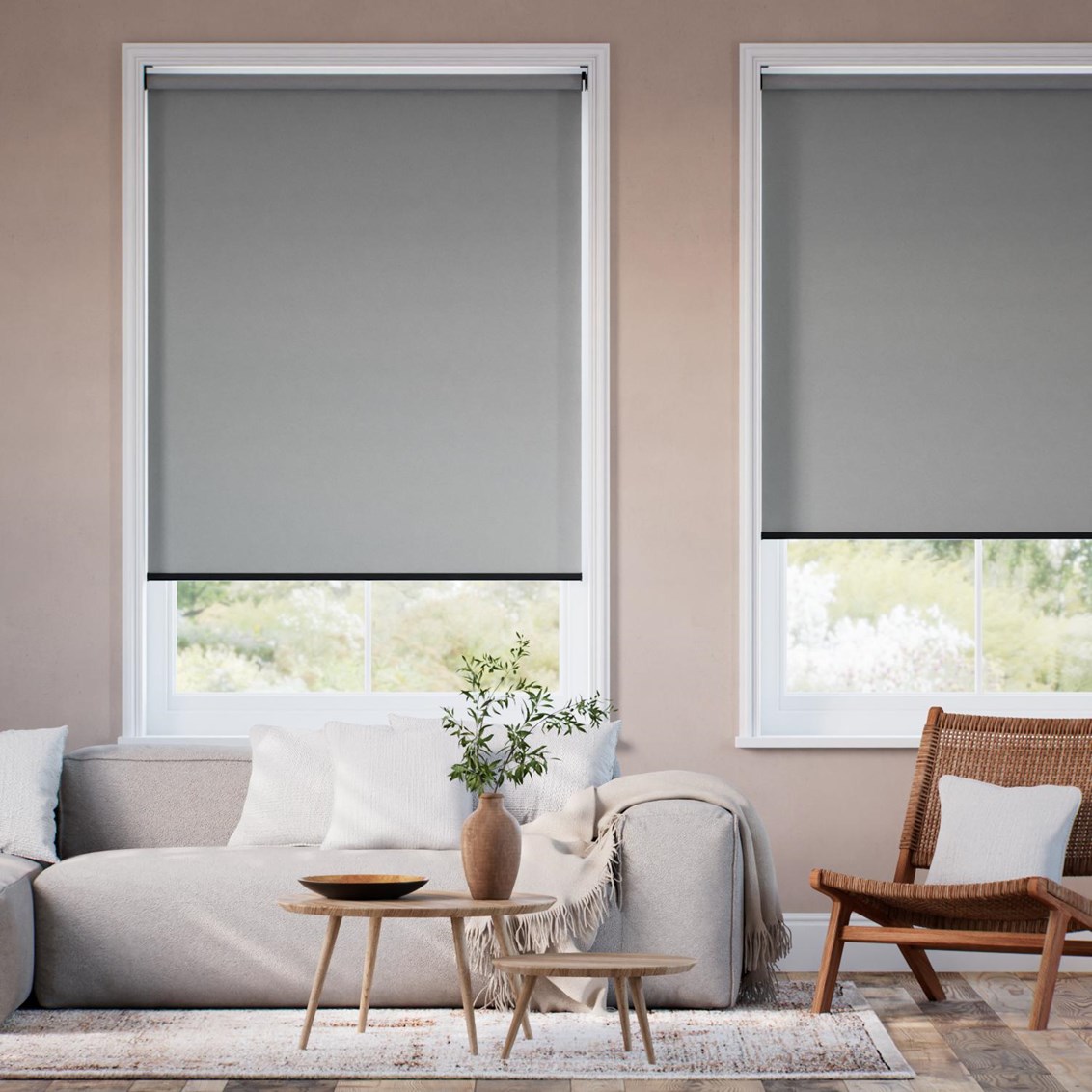Tenda A Rullo Siviglia Premium Oscurante Pietra