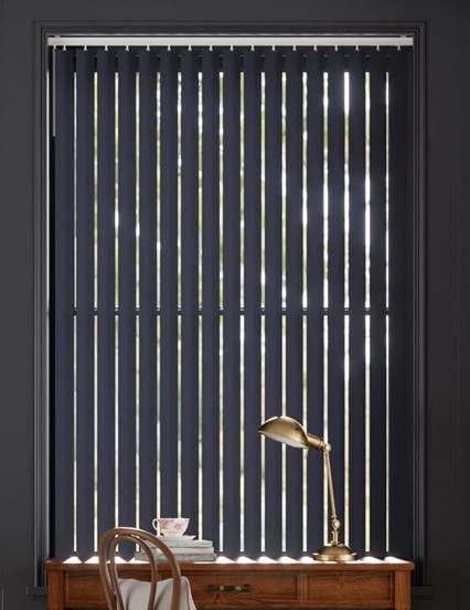 Siviglia Oscurante Blu Notte Vertical Blind anteprima immagine