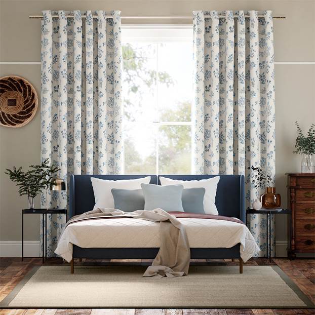 Shepherdly Meadow Blu Elettrico Tendaggi anteprima immagine