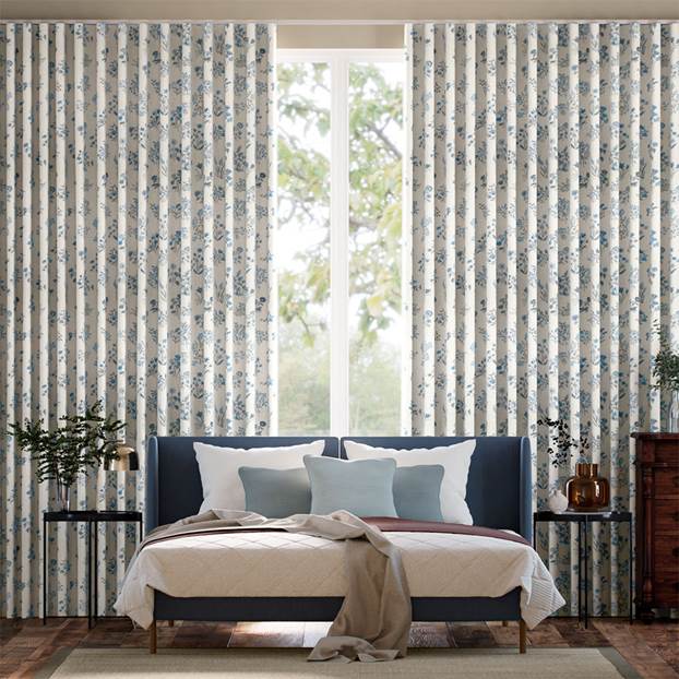 Shepherdly Meadow Blu Elettrico Tendaggi anteprima immagine