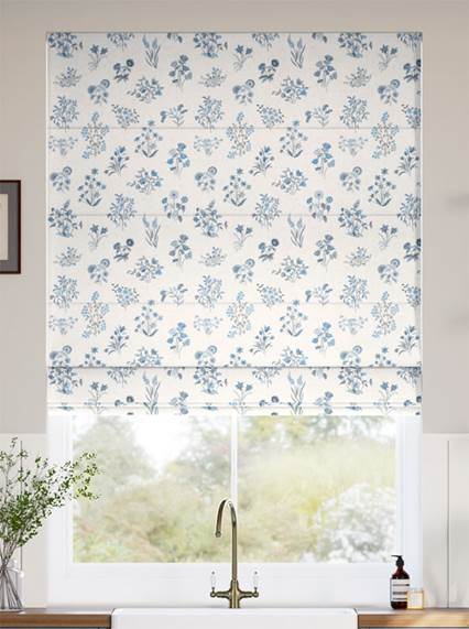 Shepherdly Meadow Blu Elettrico Tende a pacchetto anteprima immagine