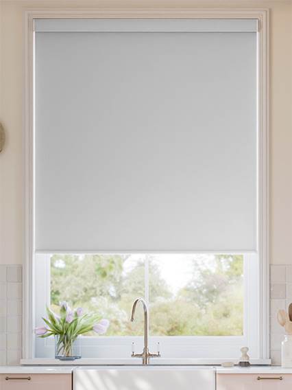 Titan Oscurante Grigio Perla Senza Catenella Tende a rullo anteprima immagine