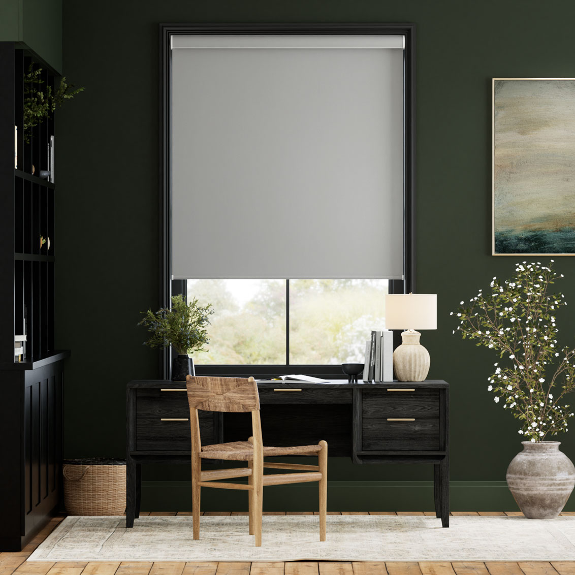 Tenda A Rullo Voyage Oscurante Grigio Tempesta Senza Catenella