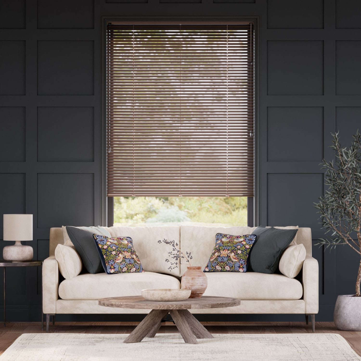 Veneziana in alluminio Spirit Cioccolato