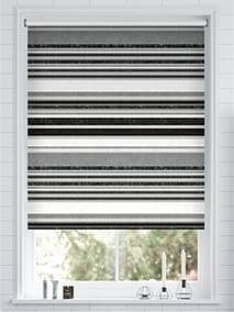 Gira Facile Splash Calcutta  Oscurante Righe Bianco Nero Tende a rullo anteprima immagine
